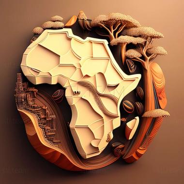 3D модель Африканская игра (STL)